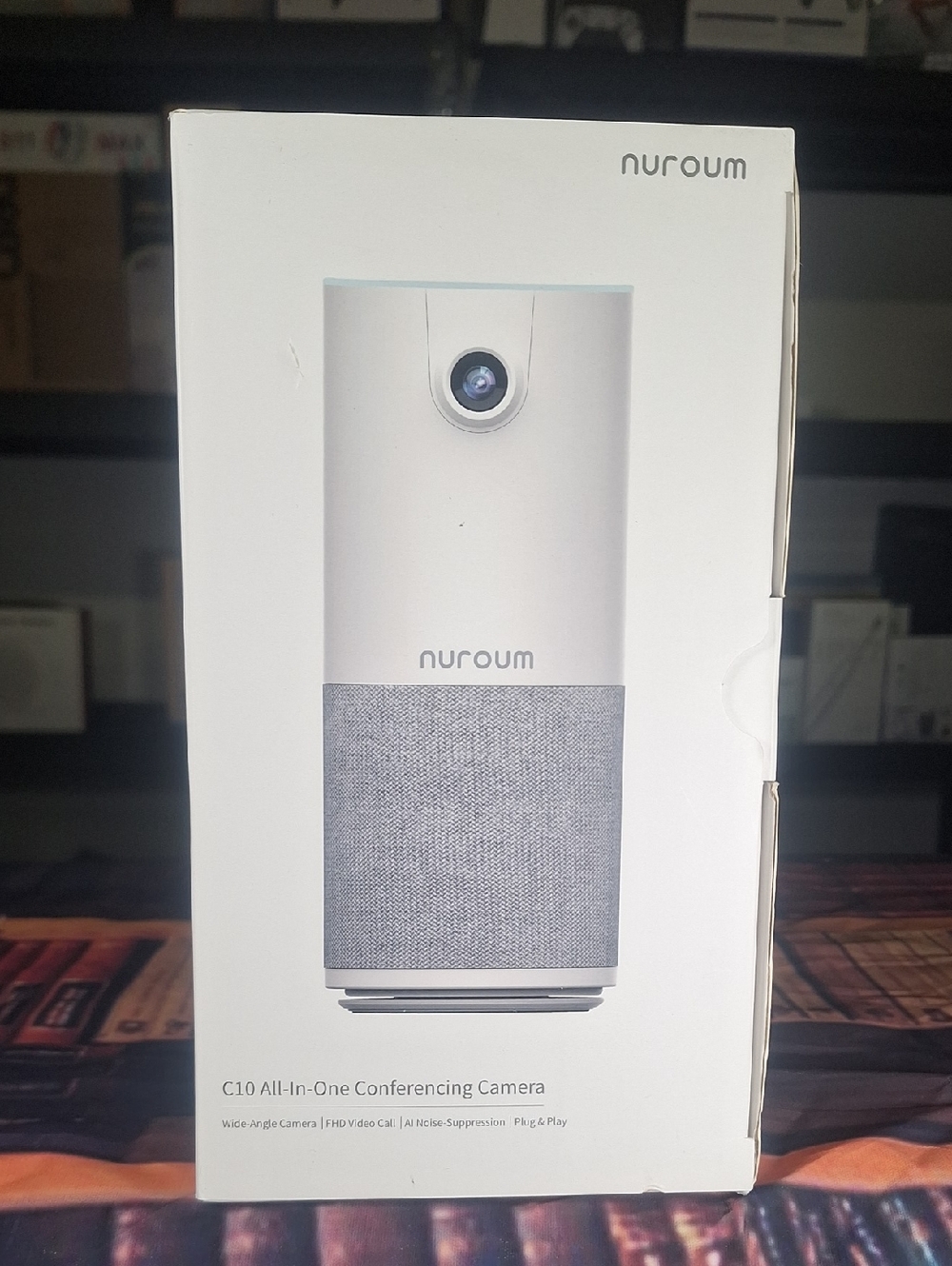 Nuroum C10 All-In-One Conferencing Camera - White and Gray